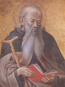 Master of the observanza Triptych Anthony Abbot (mk05) China oil painting art